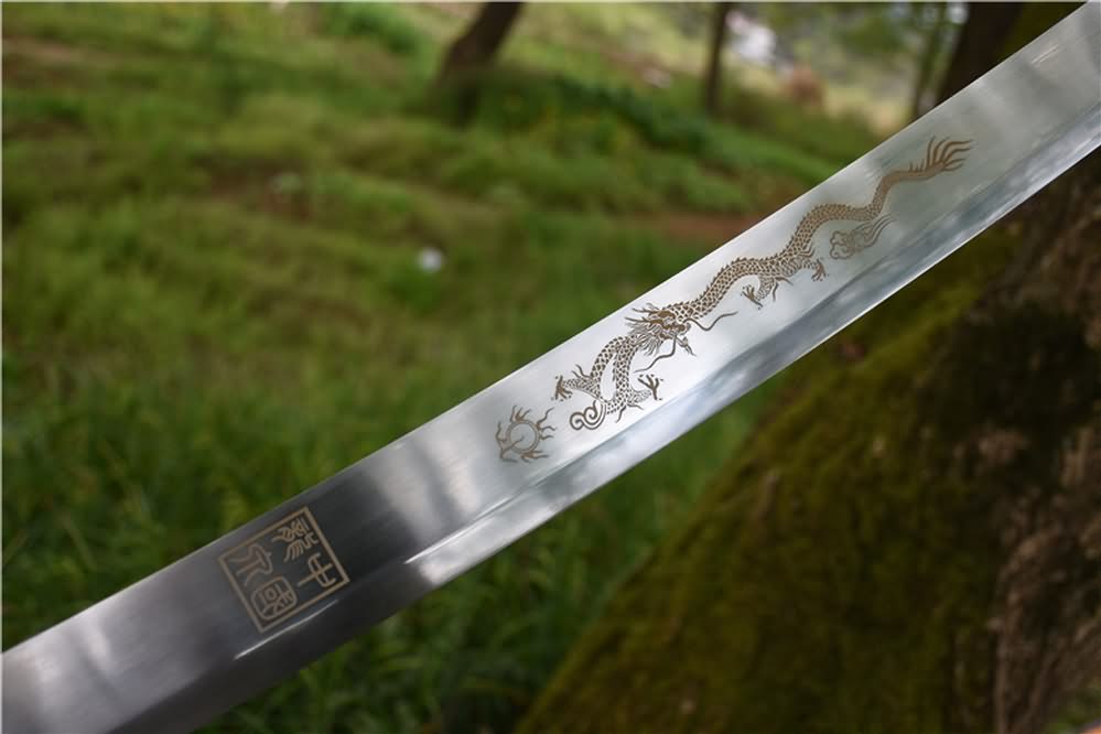 Kangxi bao dao,Broadsword,High carbon steel blade,Alloy fittings