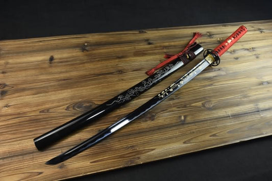 Black blade katana,High carbon steel