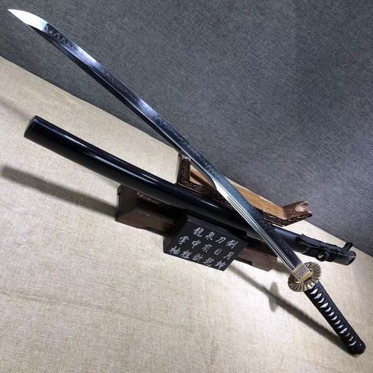 Sun flower katana,High carbon steel turn blade,Full tang