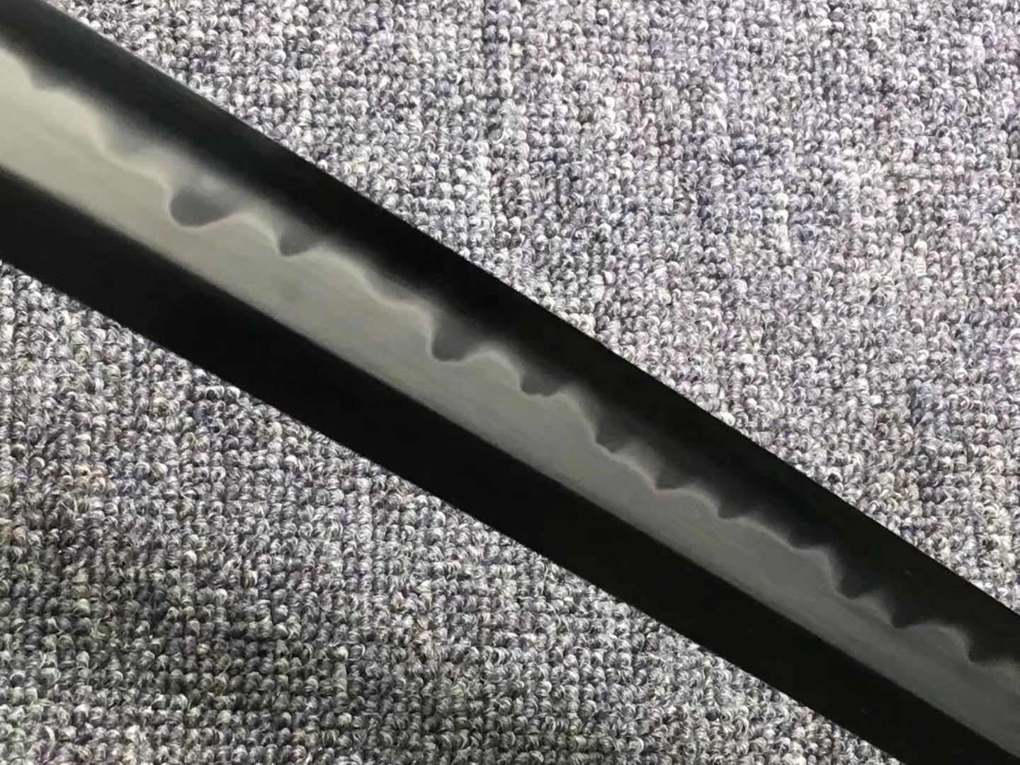 Samurai sword,Hand forged High carbon steel blade,Ebony scabbard