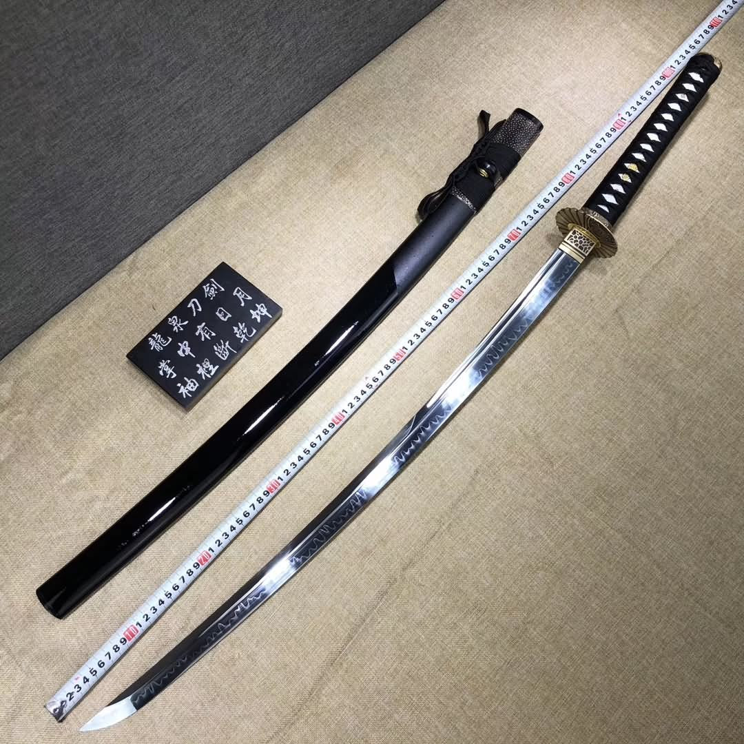 Sun flower katana,High carbon steel turn blade,Full tang