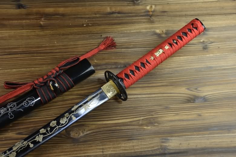 Black blade katana,High carbon steel