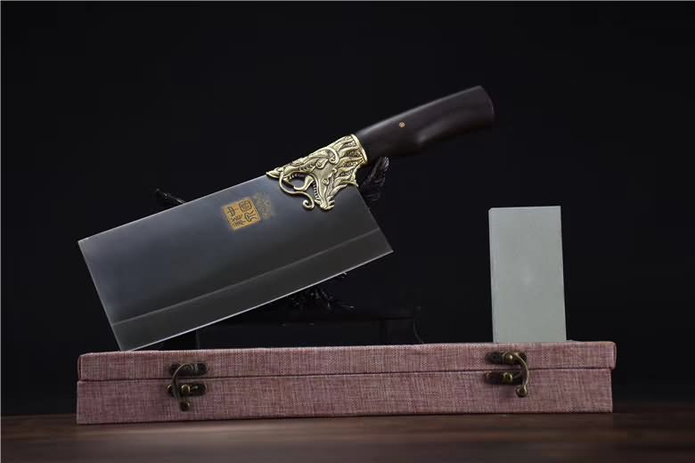 Chinese Cleaver 5Cr15Mov Steel Chef Kitchen Knives Home Cooking Slicing Tools PRO