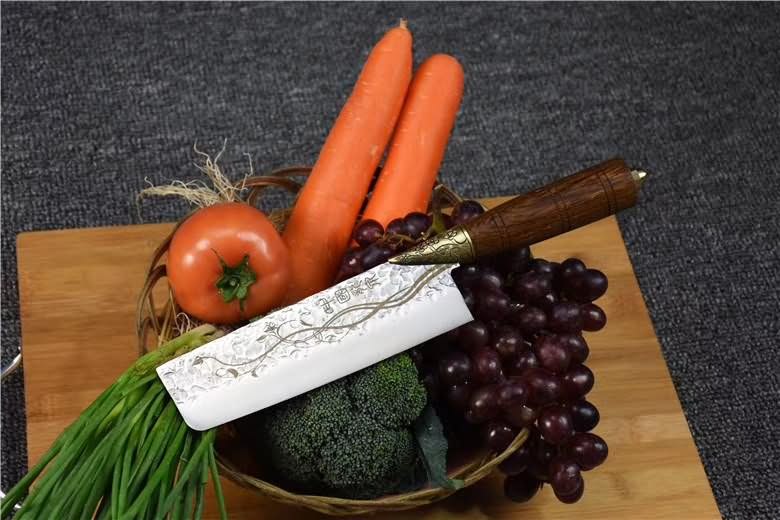 Kitchen Knives Slicing Knife Wooden Handle