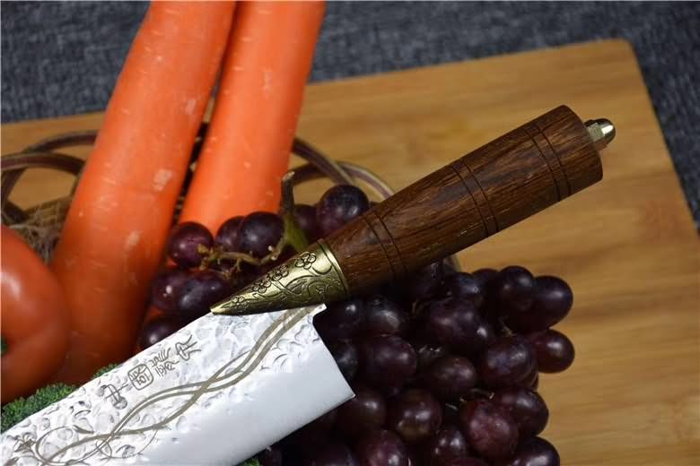 Kitchen Knives Slicing Knife Wooden Handle