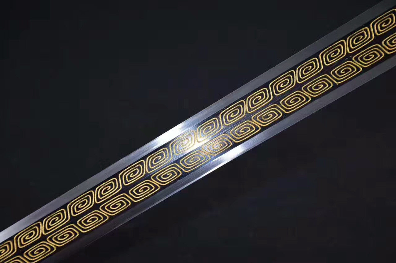 Qin jian(High carbon steel,Rosewood scabbard,Alloy fittings)Length 30"