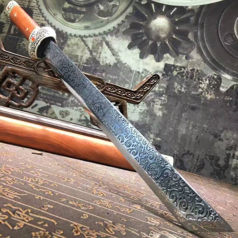 Dagger,short swords,High carbon steel blade,Redwood scabbard,Alloy fittings