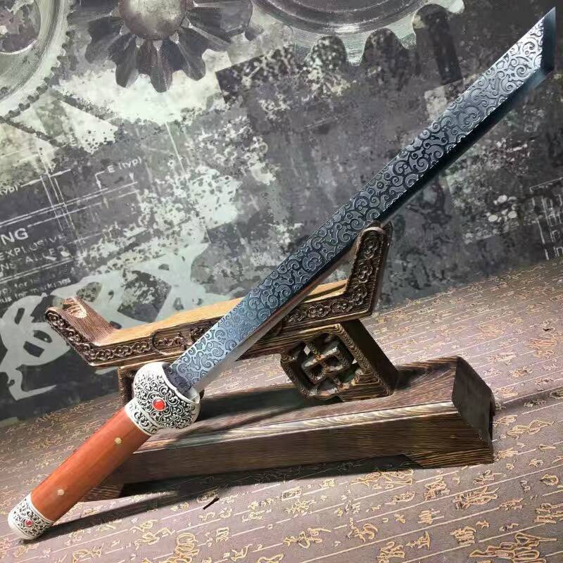 Dagger,short swords,High carbon steel blade,Redwood scabbard,Alloy fittings