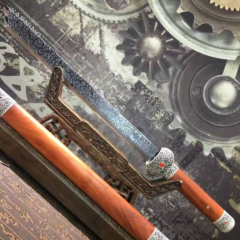 Dagger,short swords,High carbon steel blade,Redwood scabbard,Alloy fittings