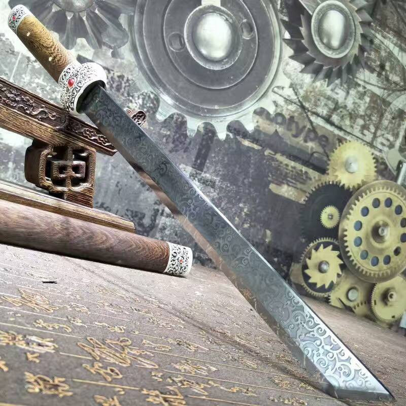 Dagger,short swords,High carbon steel blade,Rosewood scabbard