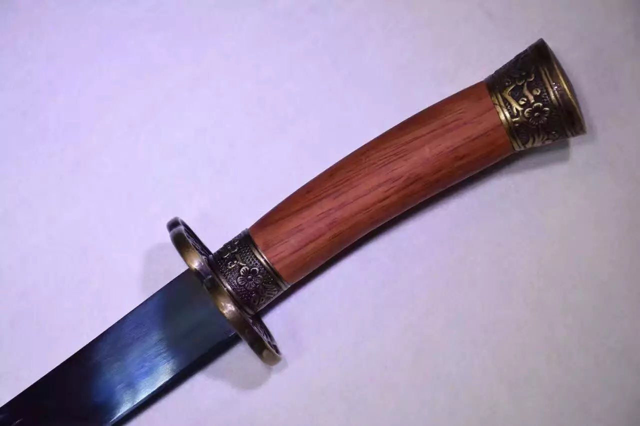 Broadsword,High carbon steel blue blade,Redwood,Alloy fittings