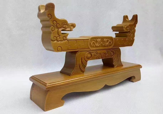 Dragon shape Chinese sword Table Stand Sword Table Display Holder Solid wood make