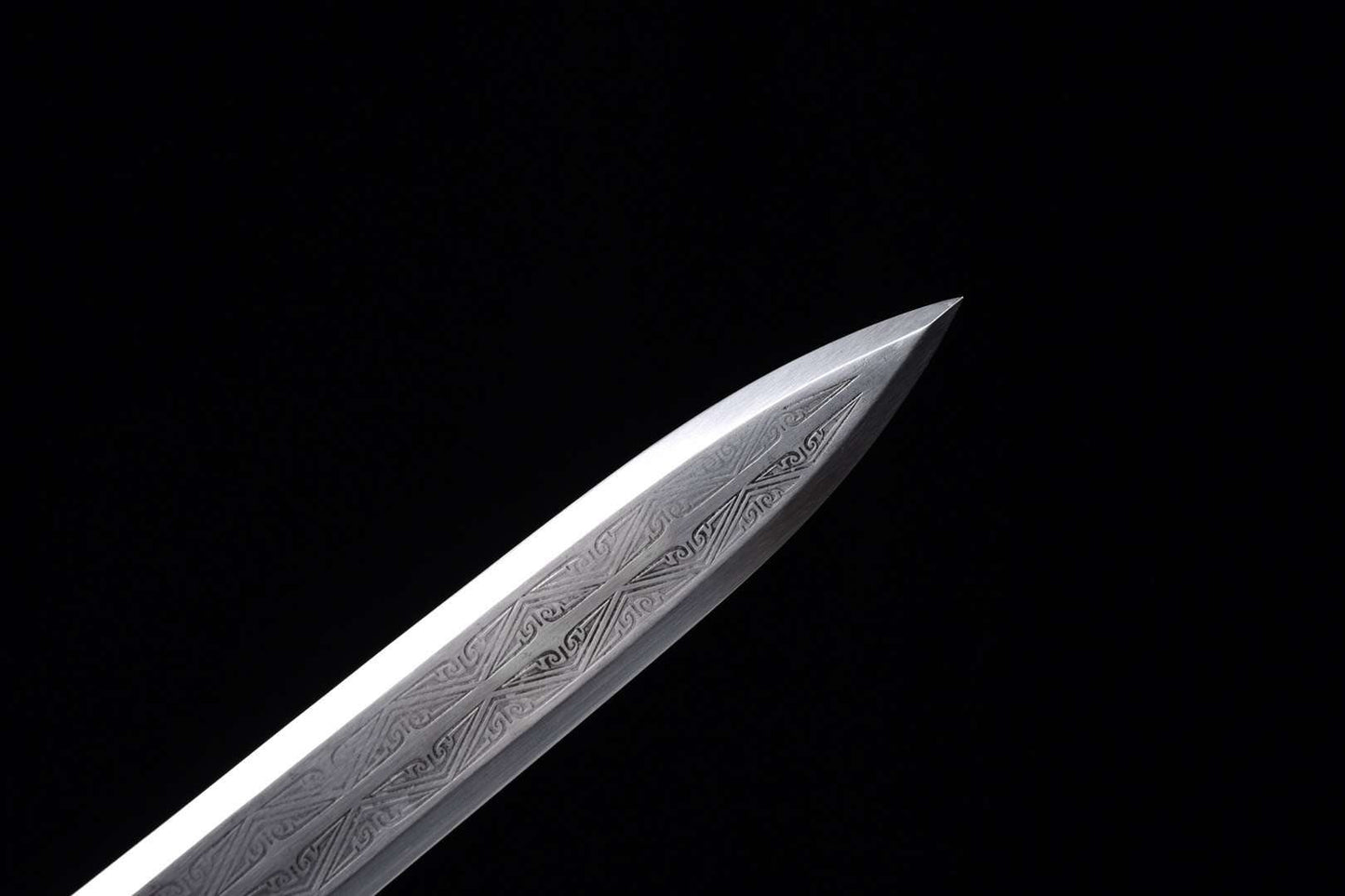 Ruyi dagger sword,High carbon steel etch blade,Alloy fittings