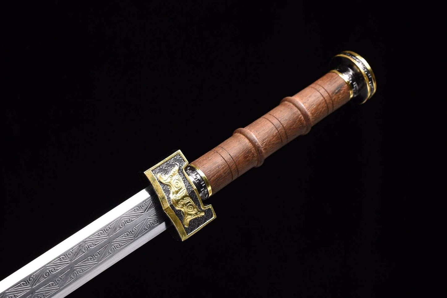 Ruyi dagger sword,High carbon steel etch blade,Alloy fittings