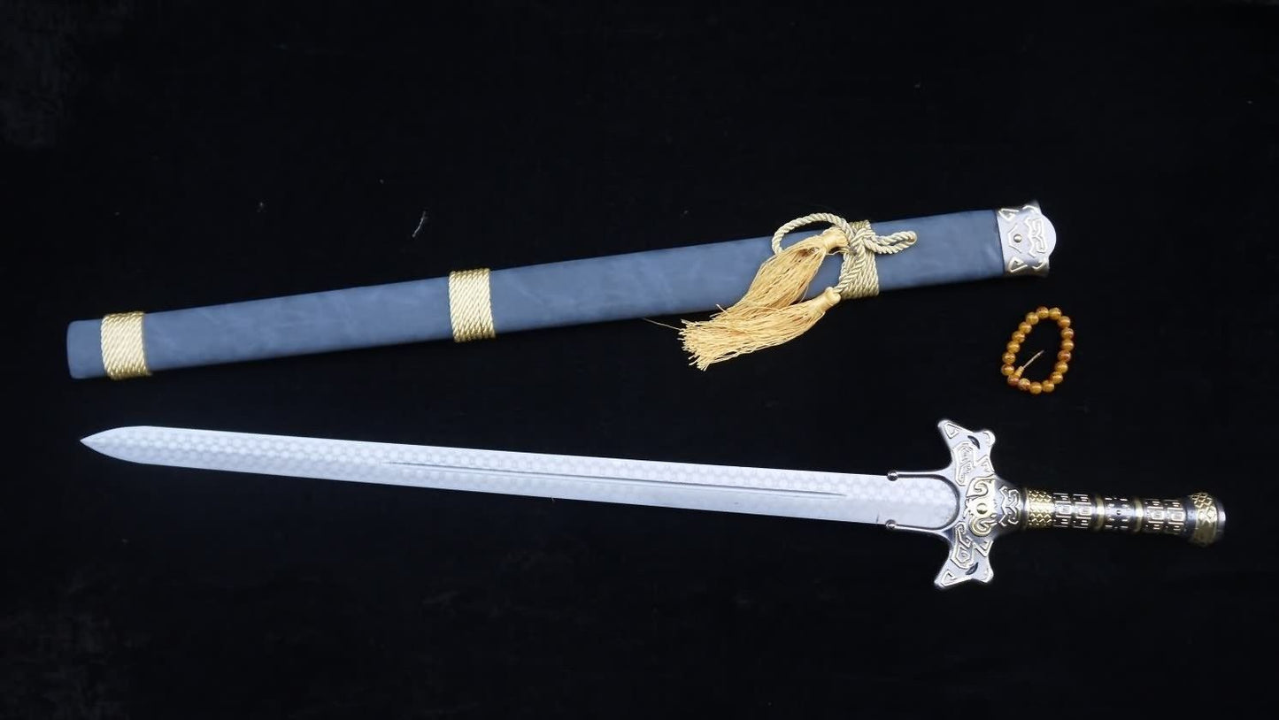 Cosplay sword,Yuanhong jian,High carbon steel blade,Alloy fittings