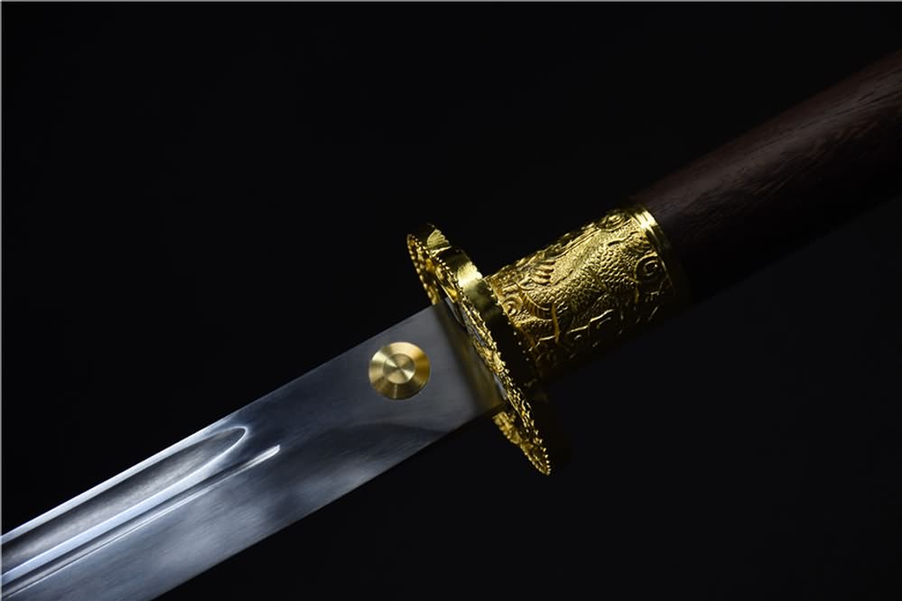 Golden Dragon Saber(High carbon steel blade,Rosewood)Full tang