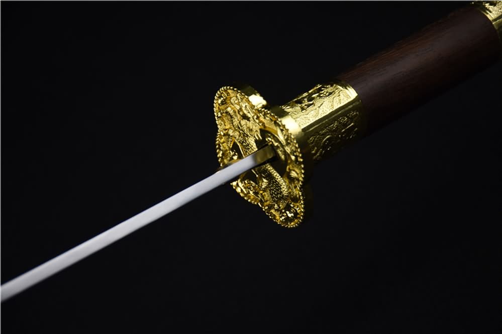 Golden Dragon Saber(High carbon steel blade,Rosewood)Full tang