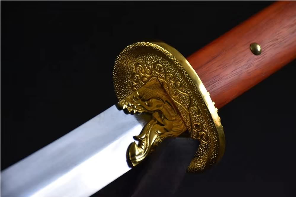 Broadsword(High carbon steel blade,Redwood scabbard)Full tang&Handmade art