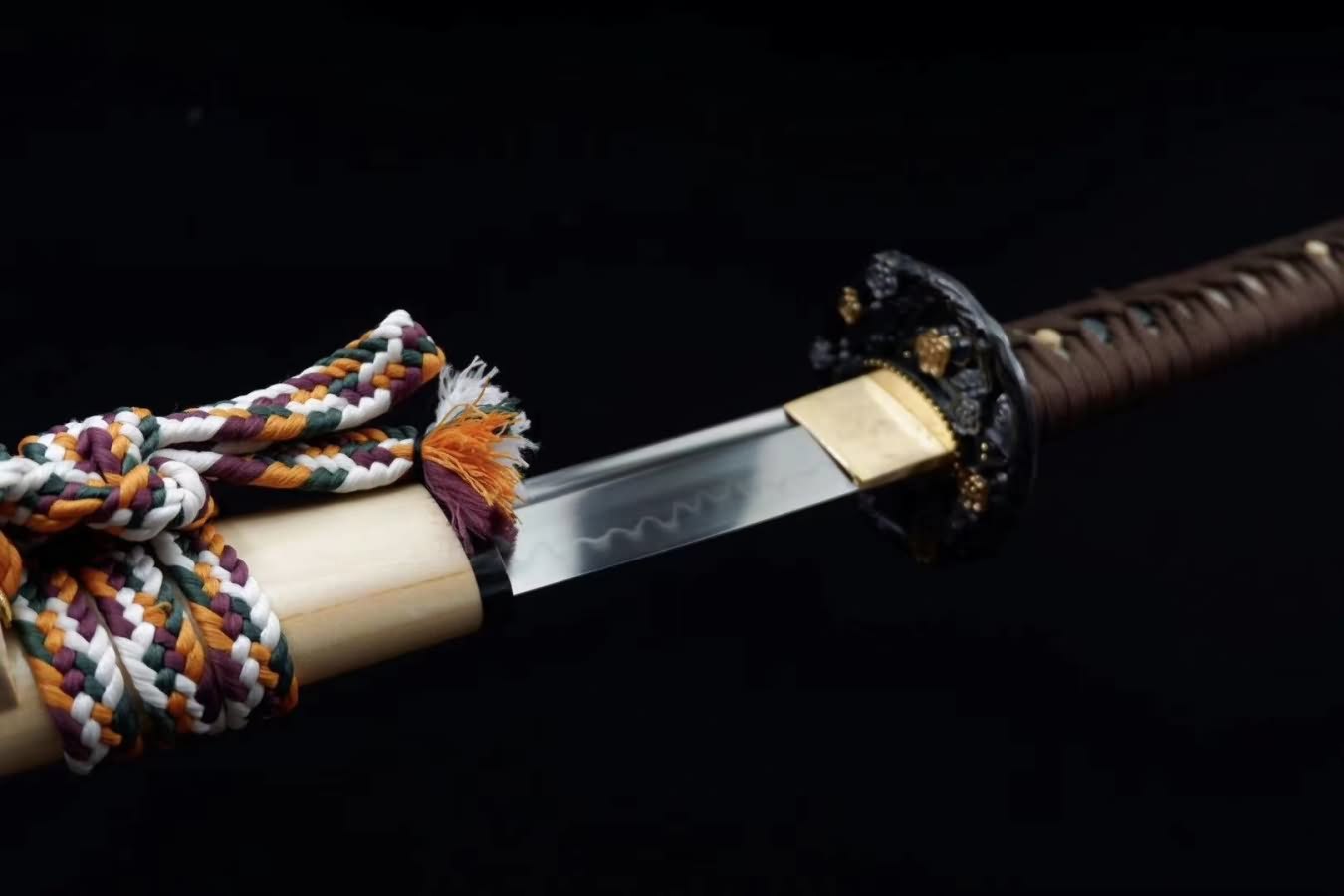 Samurai Sword Hand Forged T10 Steel Clay Tempered Battle Ready Kendo