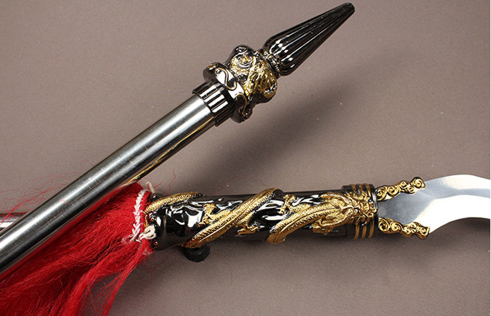 Zhang eight snake spear/Stainless steel Spearhead and rod