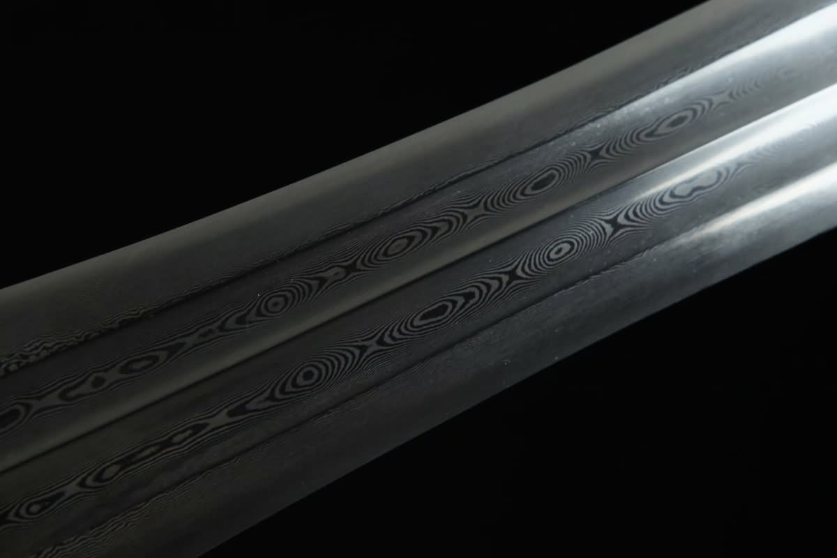 Chinese Traditional Spear Forged Damascus Steel Spearhead