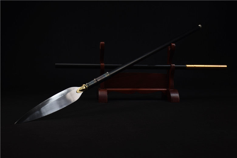 Chinese Spear,Forged High Carbon Steel Blade,Battle Ready