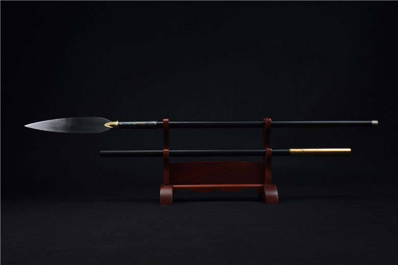 Chinese Spear,Forged High Carbon Steel Blade,Battle Ready