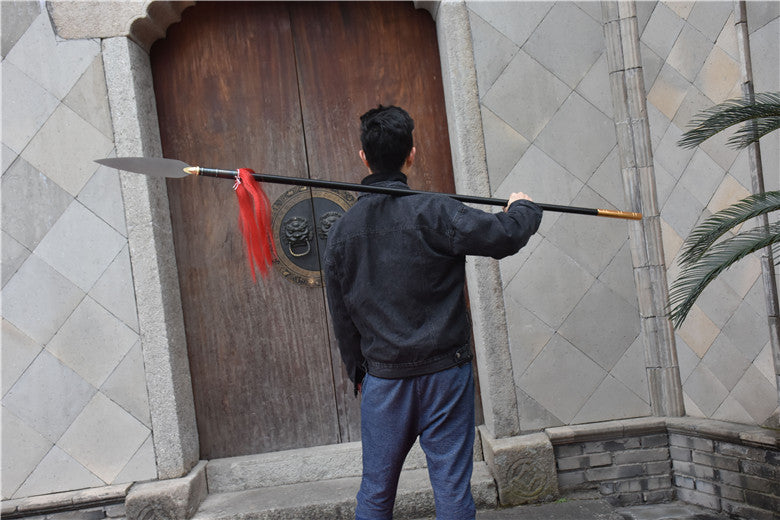 Chinese Spear,Forged High Carbon Steel Blade,Battle Ready