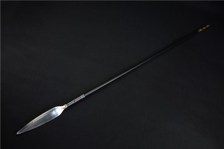 Chinese Spear,Forged High Carbon Steel Blade,Battle Ready