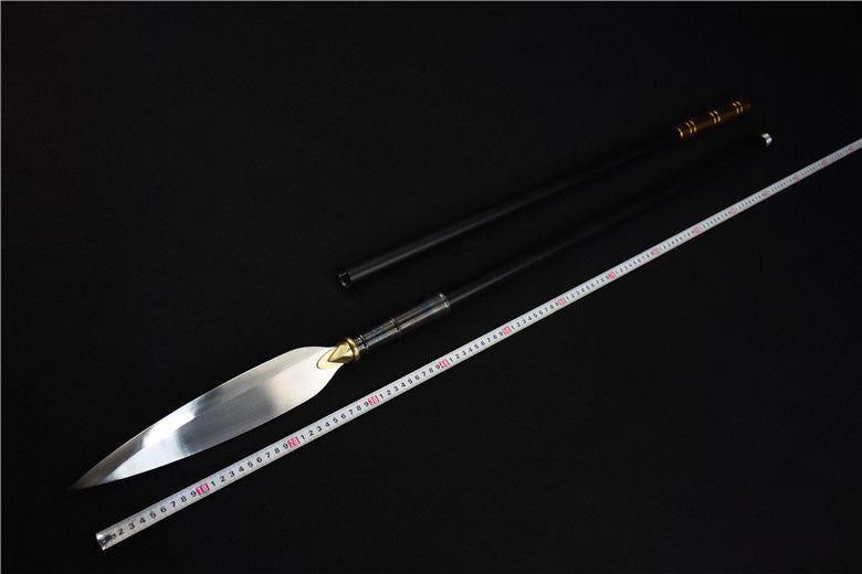 Chinese Spear,Forged High Carbon Steel Blade,Battle Ready