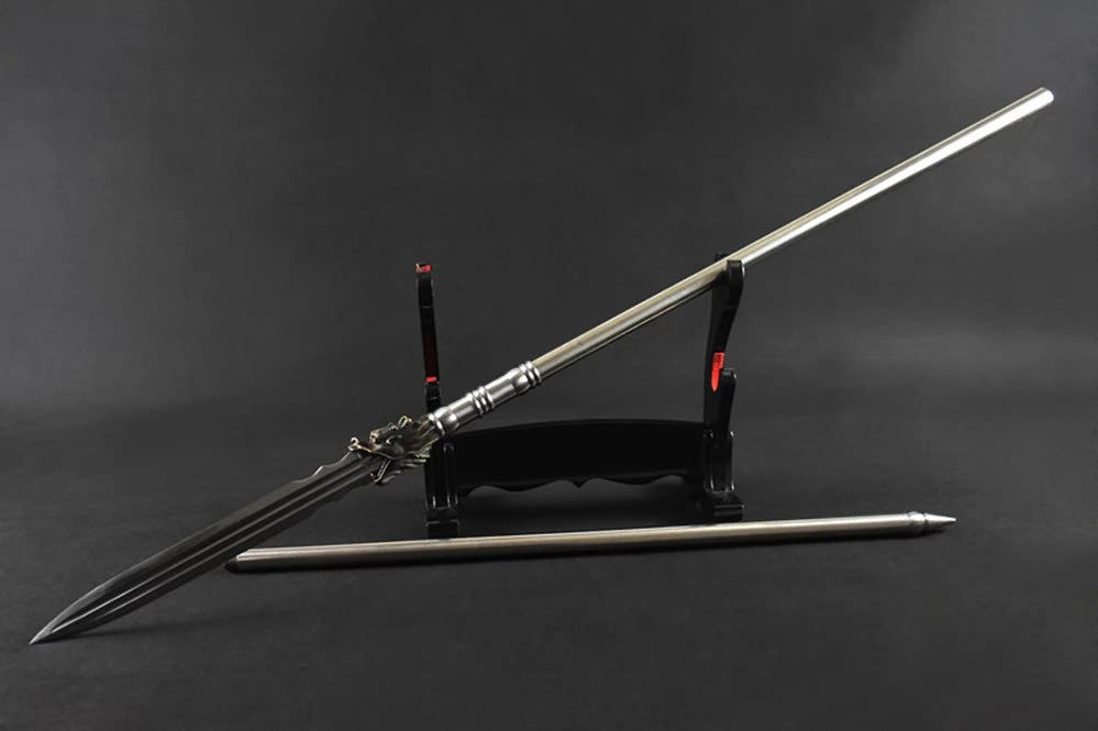 Spear/Dragon lance/High manganese steel Spearhead,Stainless steel rod