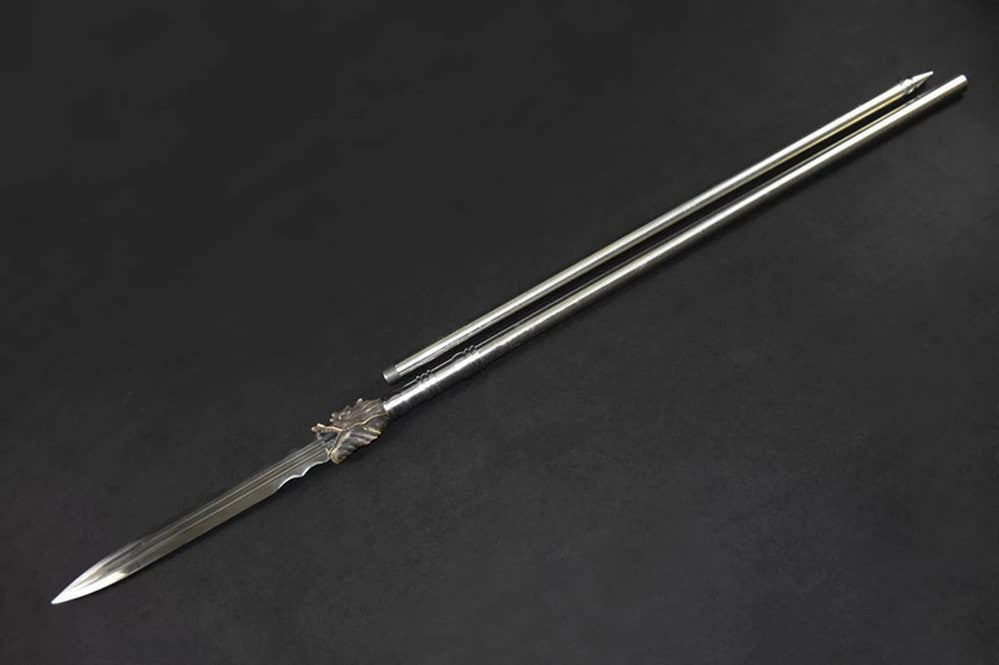 Spear/Dragon lance/High manganese steel Spearhead,Stainless steel rod