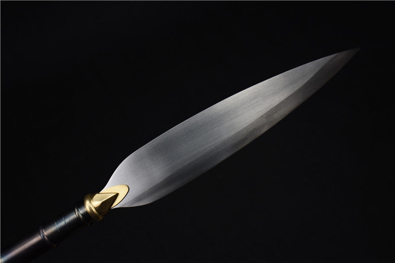 Chinese Spear,Forged High Carbon Steel Blade,Battle Ready