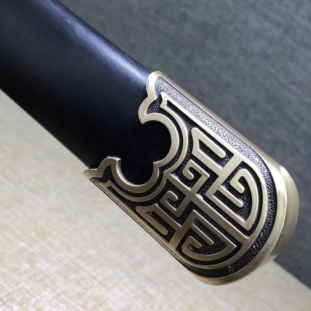 Tang jian sword,Handmade(High carbon steel,Brass fittings)Full tang