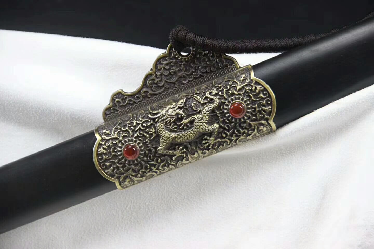 Agate Tang sword,Damascus steel blade,Alloy fittings&handmade art