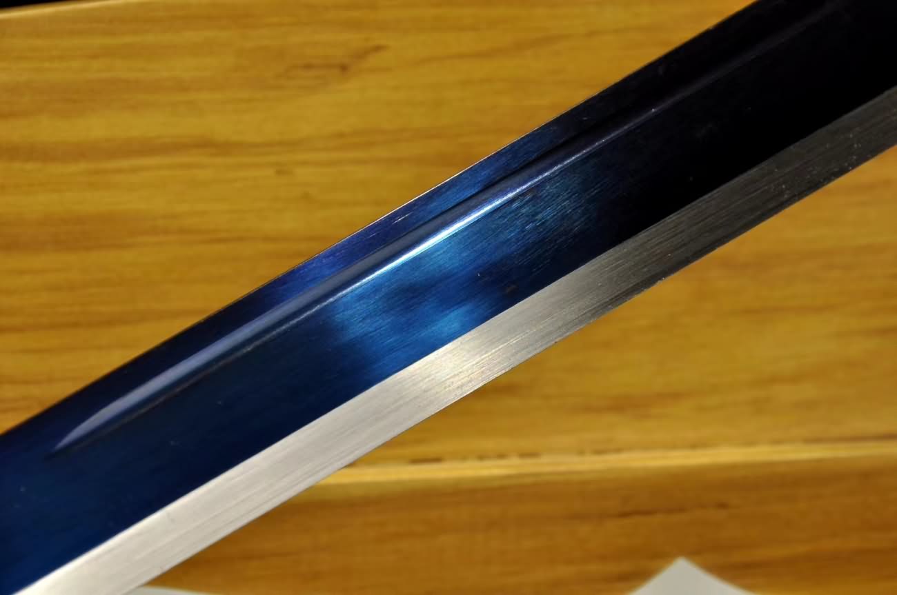 Tang jian sword Forged High Carbon Steel Blue Blade