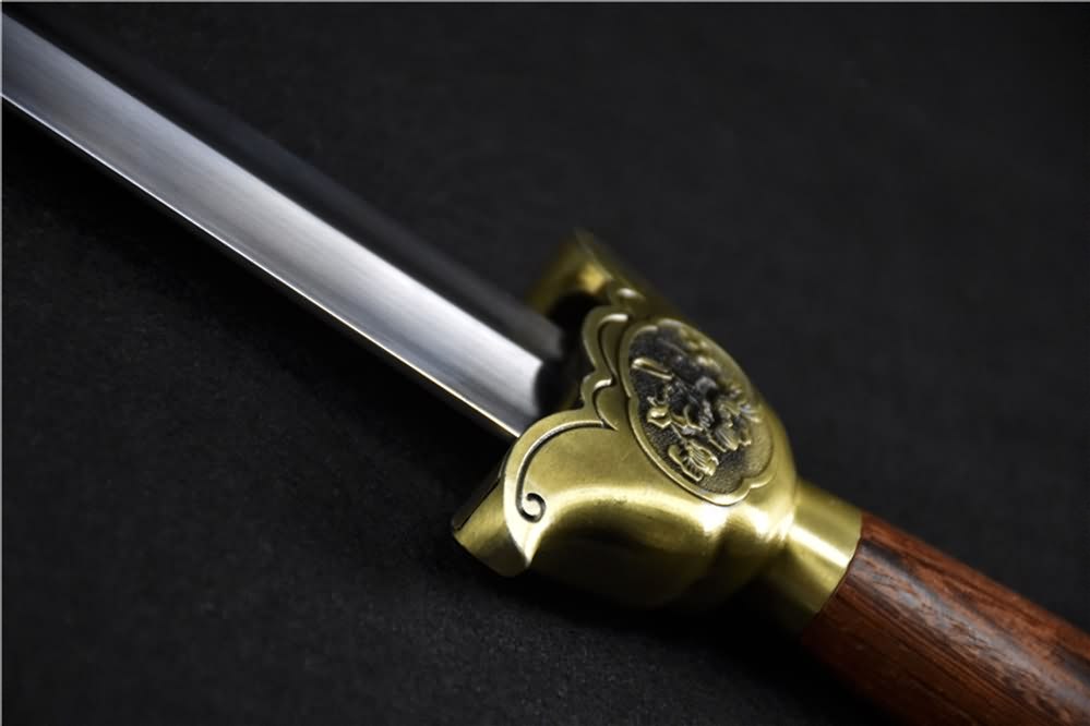 Training sword,Stainless steel blade,Rosewood scabbard