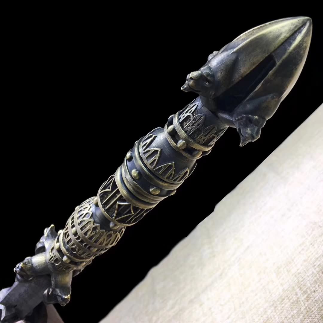 Cold weapon in ancient China,Dragon mace,Damascus steel