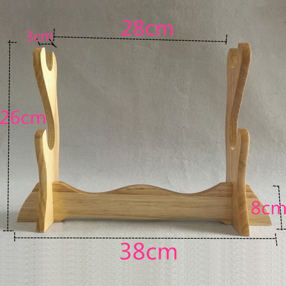 Chinese sword Wooden shelf Table Stand for Katana, Sword Table Display Holder solid wood