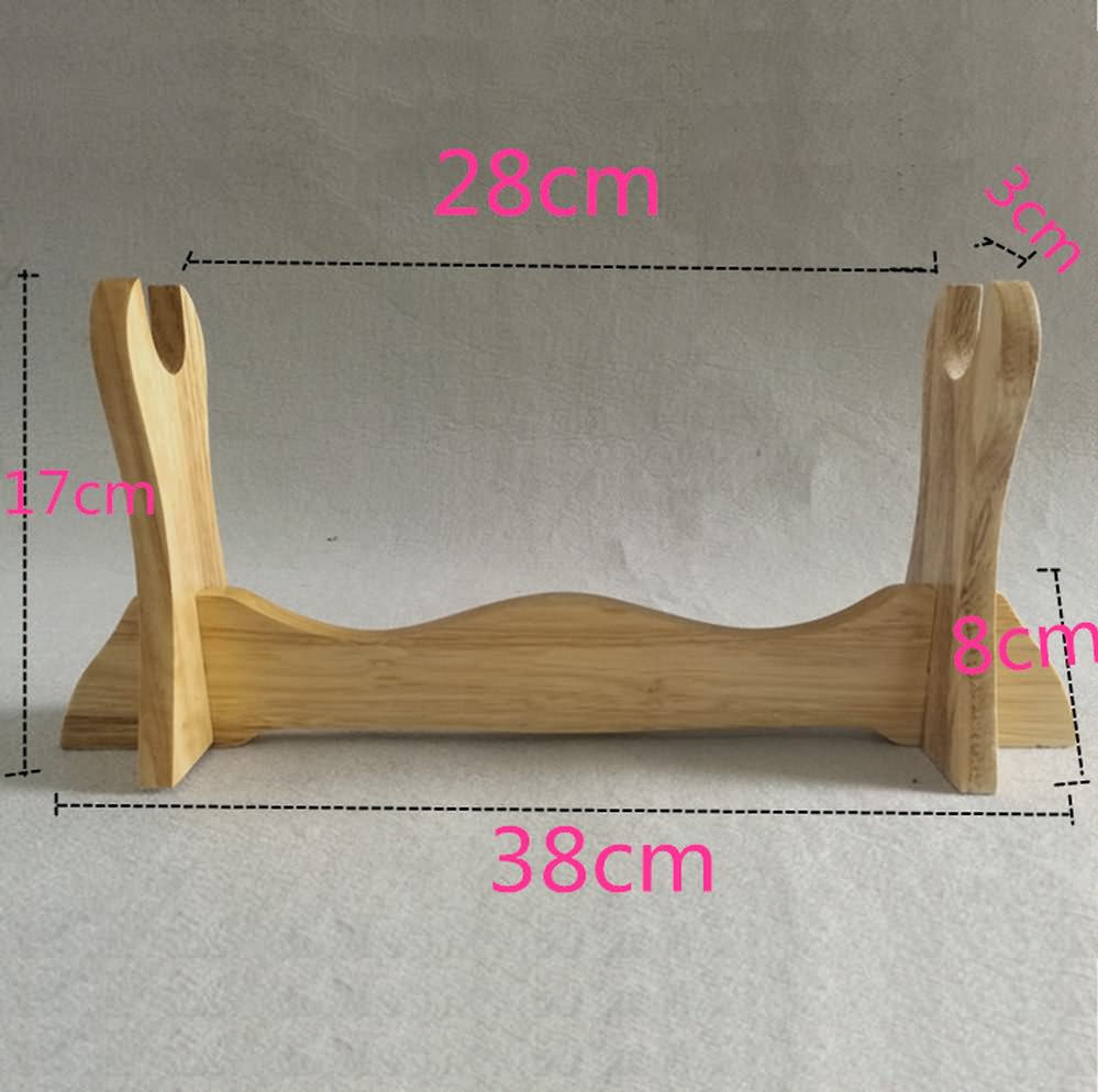 Chinese sword Wooden shelf Table Stand for Katana, Sword Table Display Holder solid wood