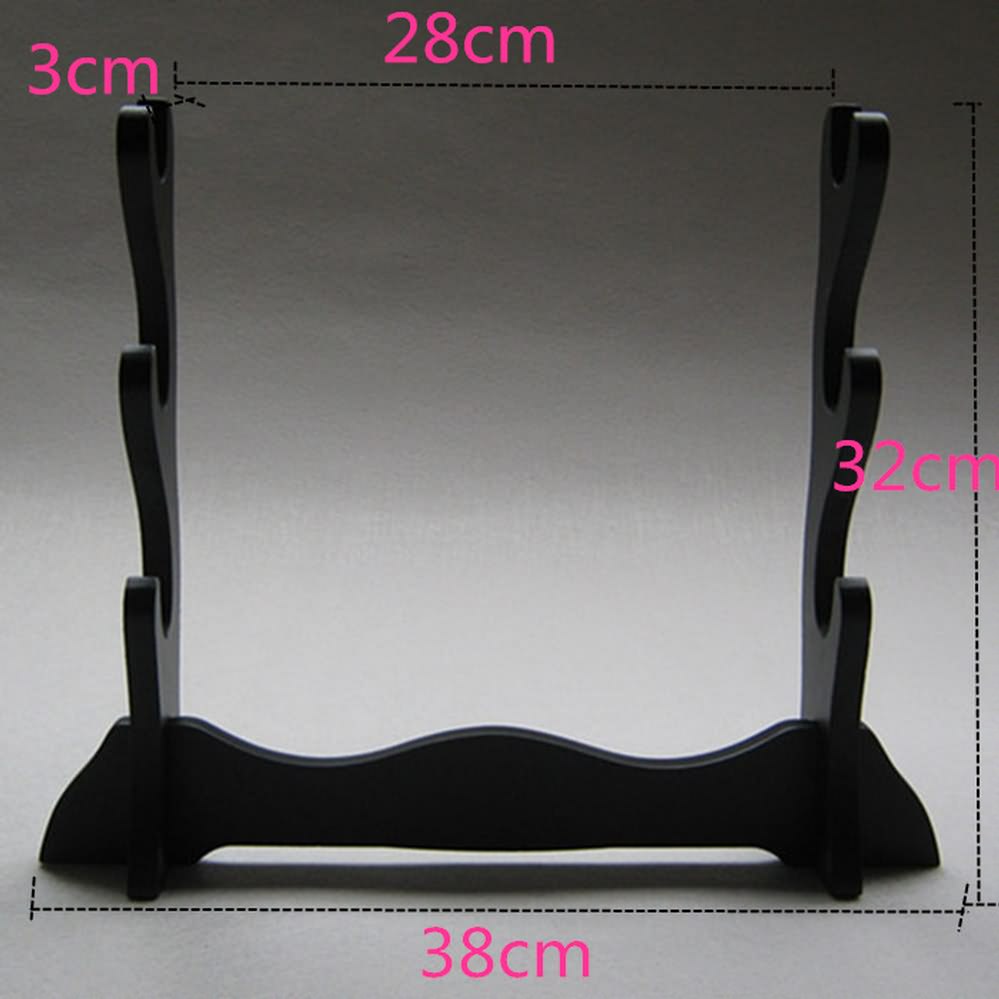 Chinese sword Wooden shelf Table Stand for Katana, Sword Table Display Holder solid wood