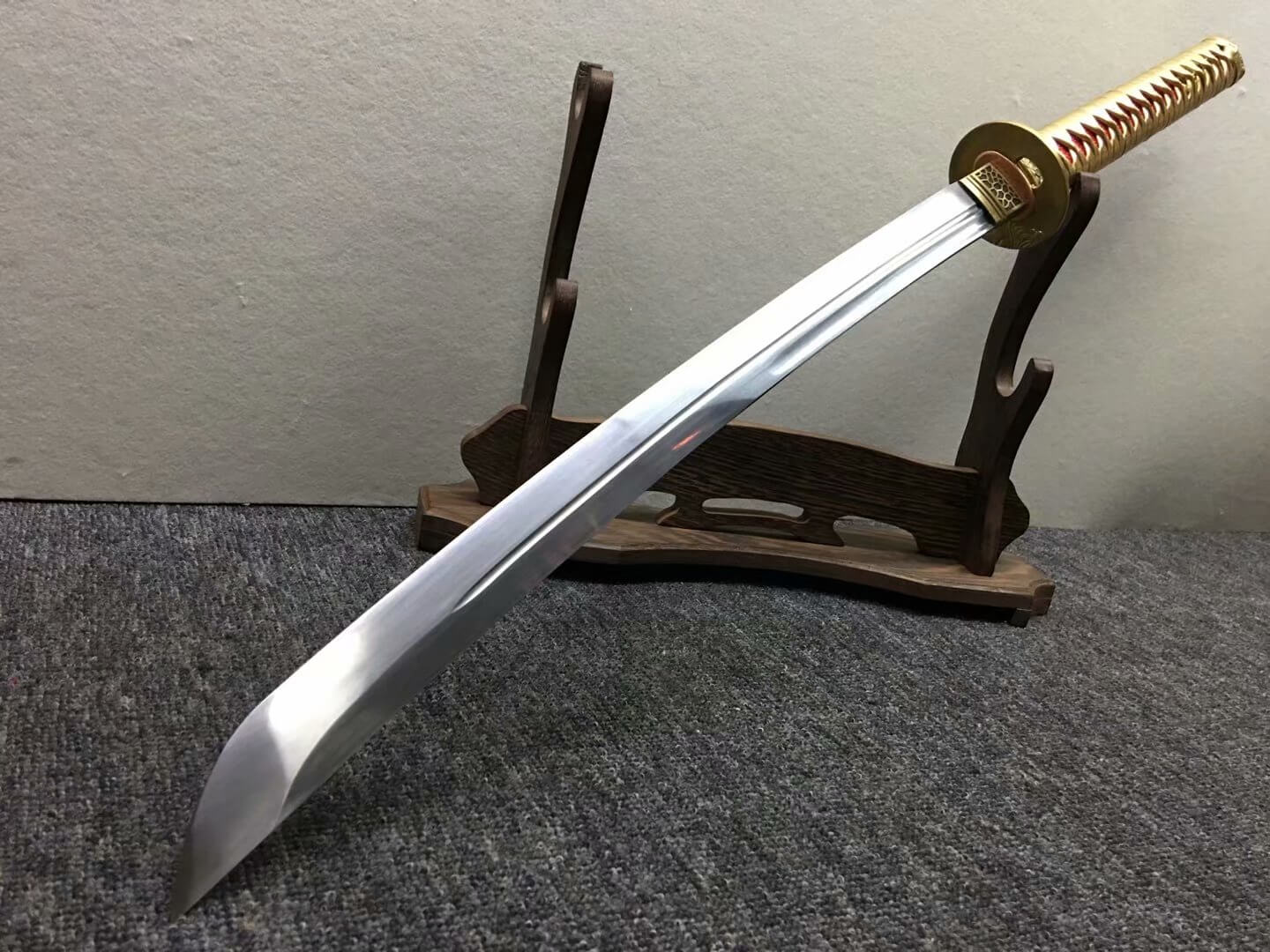 Horse chopping sword,Katana,High carbon steel blade,Brass