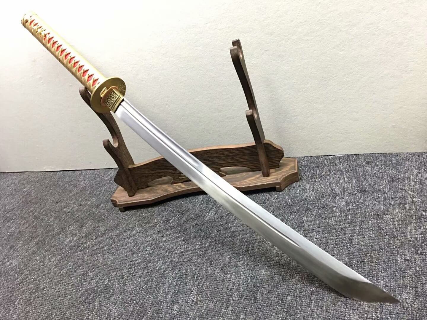 Horse chopping sword,Katana,High carbon steel blade,Brass