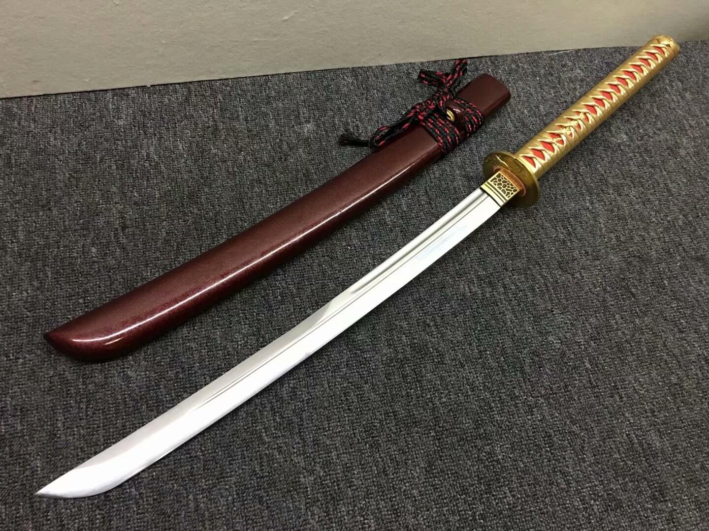 Horse chopping sword,Katana,High carbon steel blade,Brass