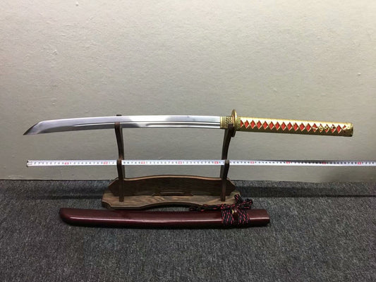 Horse chopping sword,Katana,High carbon steel blade,Brass