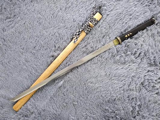 Tang dao,Ninja Sword,High manganese steel,Hardwood,Alloy