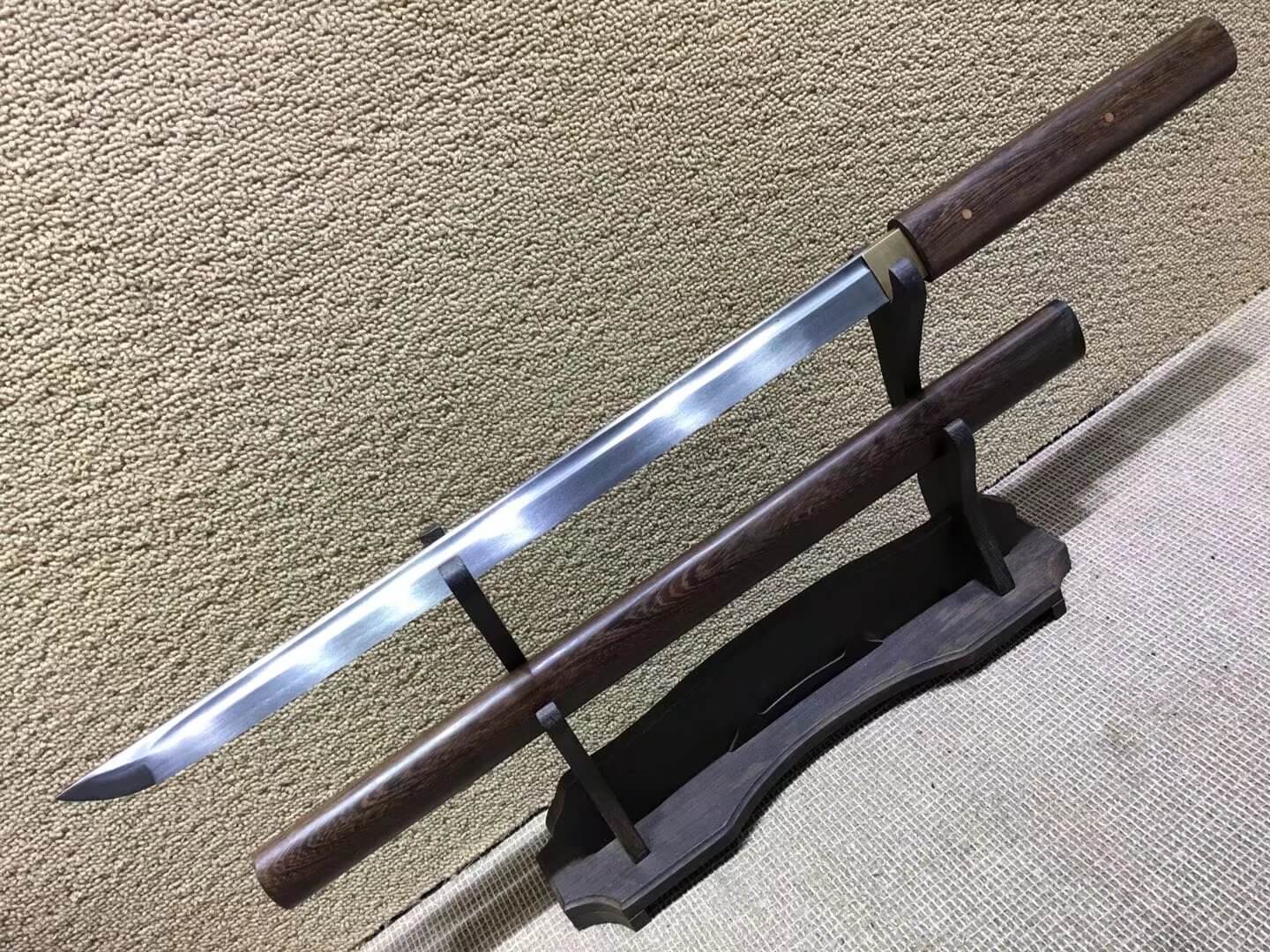 Simple sword(Medium carbon steel bade,Rosewood scabbard)Full tang,Length 31"