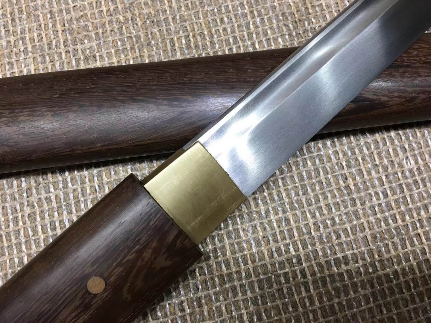 Simple sword(Medium carbon steel bade,Rosewood scabbard)Full tang,Length 31"