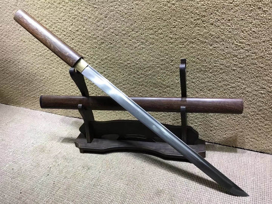 Simple sword(Medium carbon steel bade,Rosewood scabbard)Full tang,Length 31"