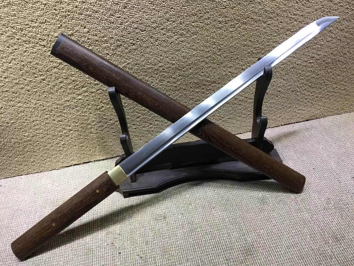 Simple sword(Medium carbon steel bade,Rosewood scabbard)Full tang,Length 31"